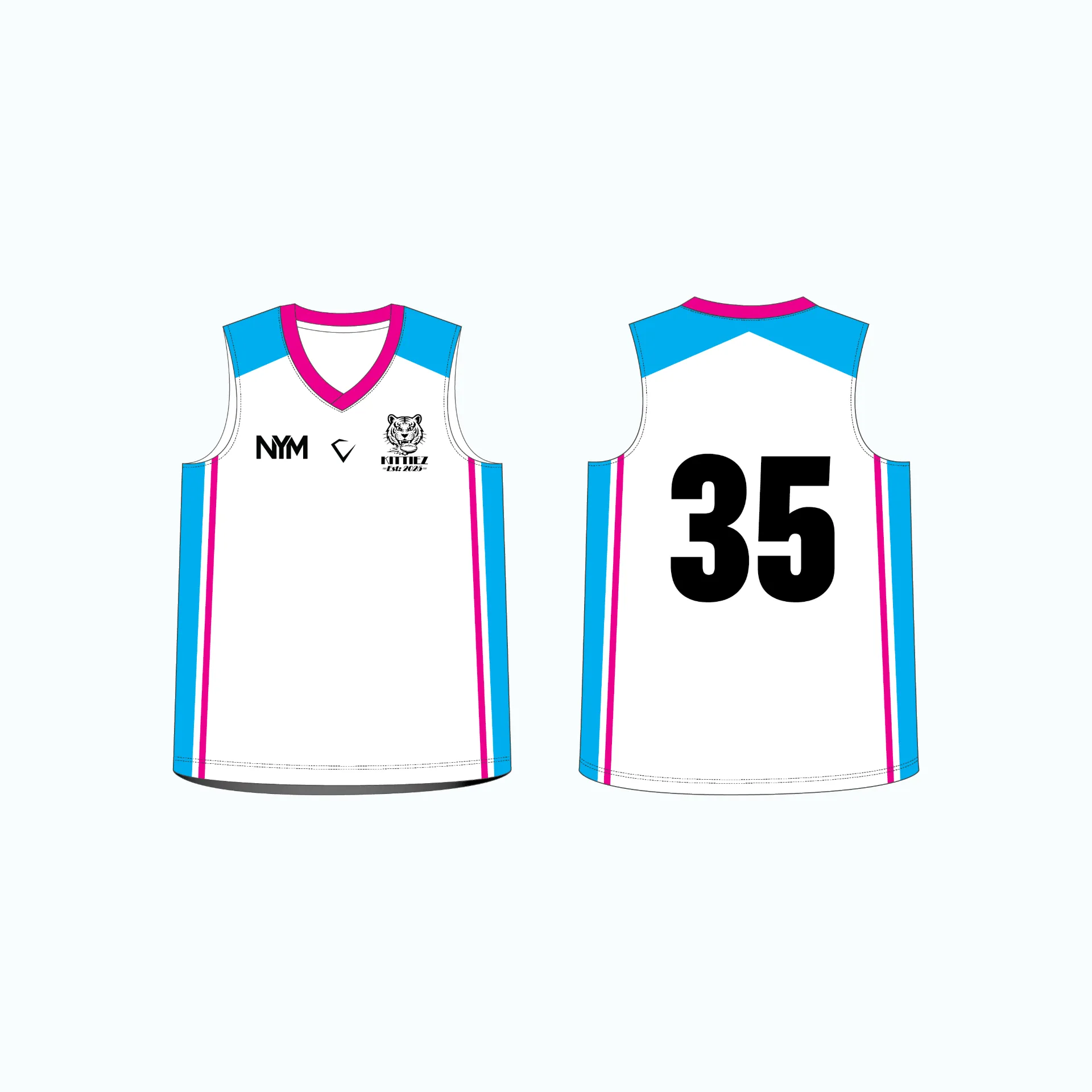 Kittiez - Playing Jersey - Design 2 (Youth - 2Y)