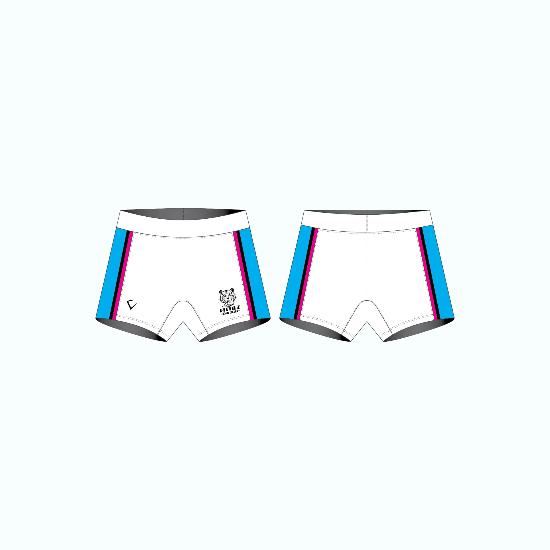 Kittiez - Playing Shorts  - Design 3